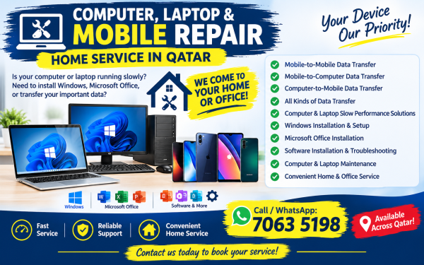 COMPUTER, LAPTOP & MOBILE REPAIR - 1