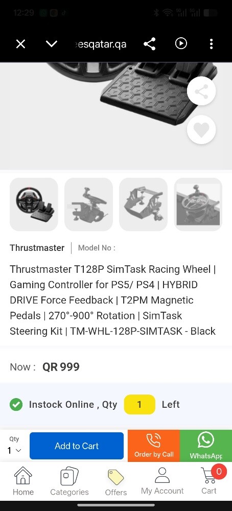 playstation 5 racing wheel - 2