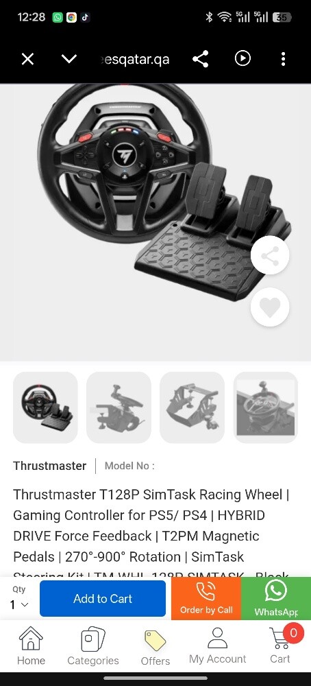 playstation 5 racing wheel - 3