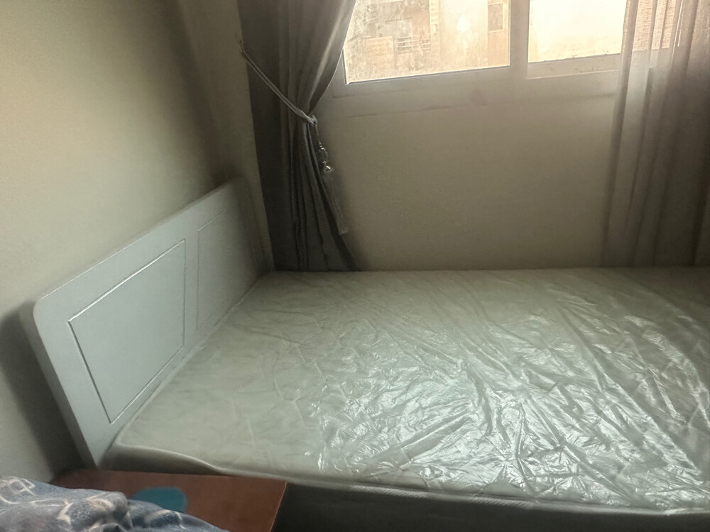 single bed with mattress  - 3