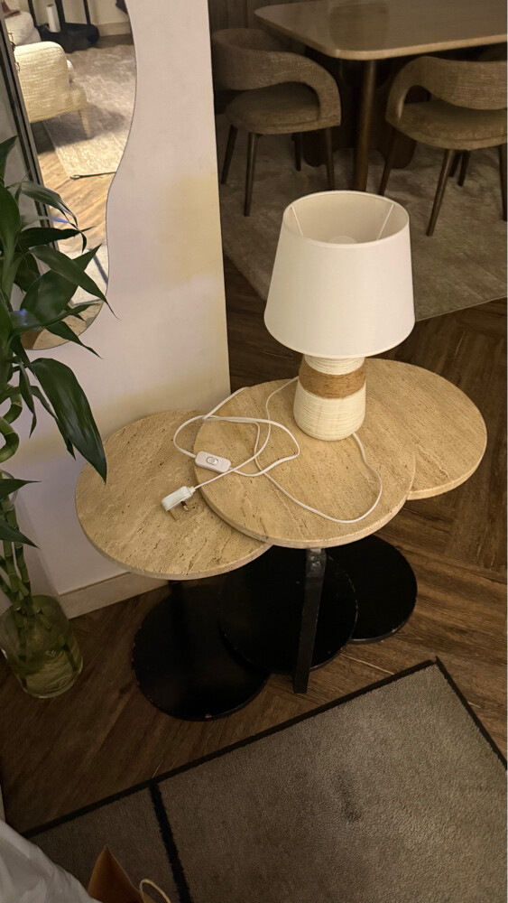 set of 3 Nesting Travertine - 2