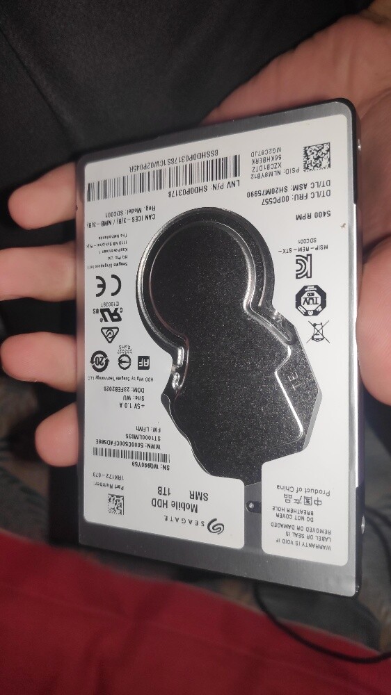 Seagate 1TB Laptop Hard Drive (HDD) - 1