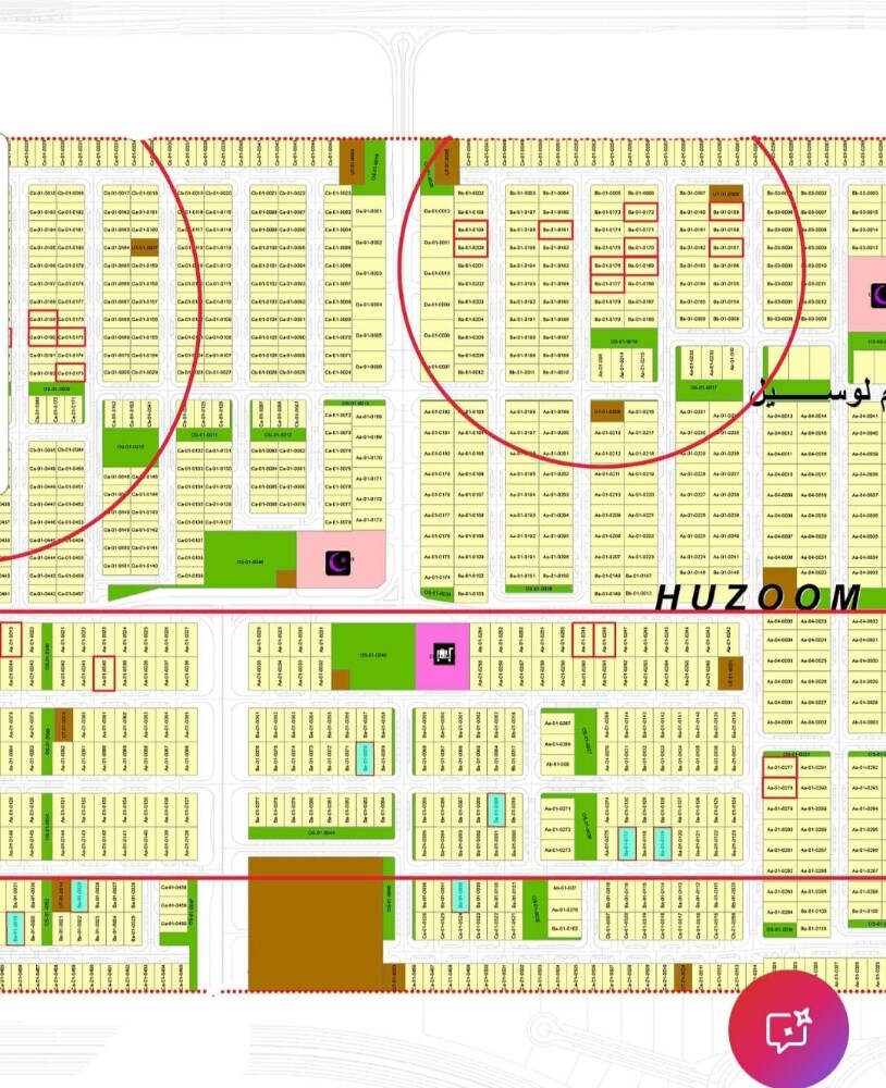 ارض 490م حزوم لوسيل زاويه شارعين - 1