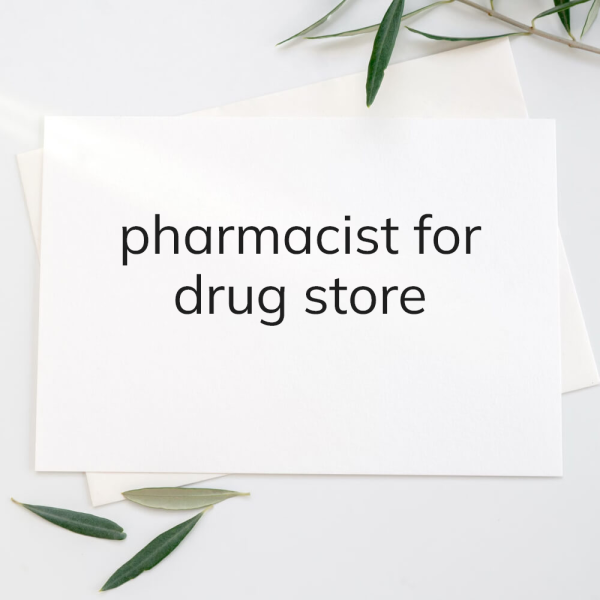 pharmacist - 1