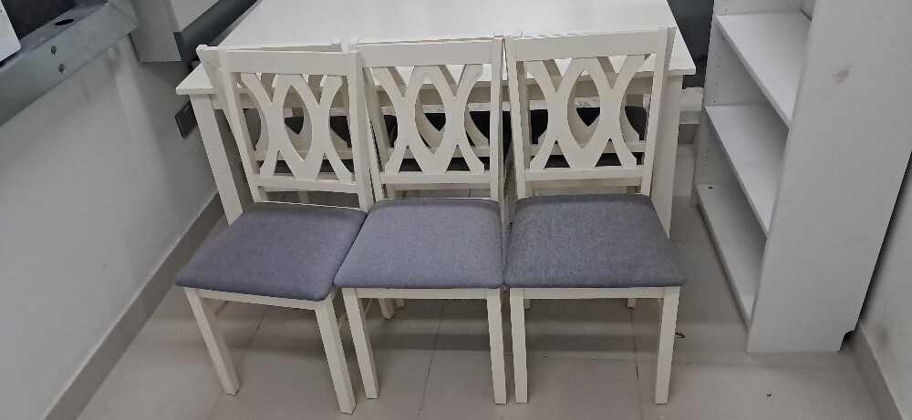 white wooden dinning table - 9