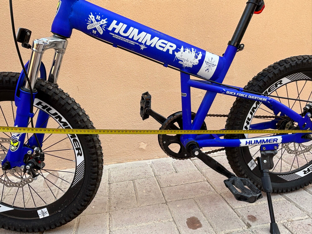 Hummer Bicycle 20 inches, Blue - 3