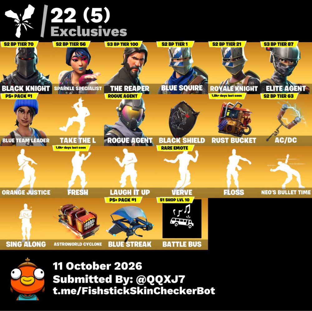حساب فورت نايت نادر شيطون انباع  - 6