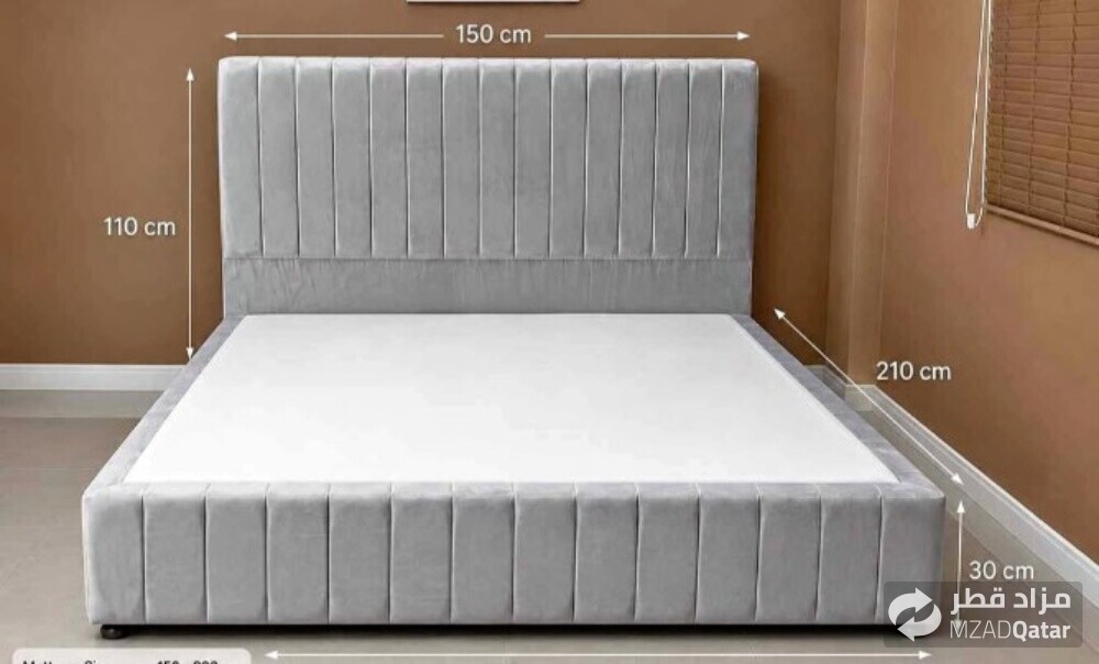 luxury bed frame and mattress - 1
