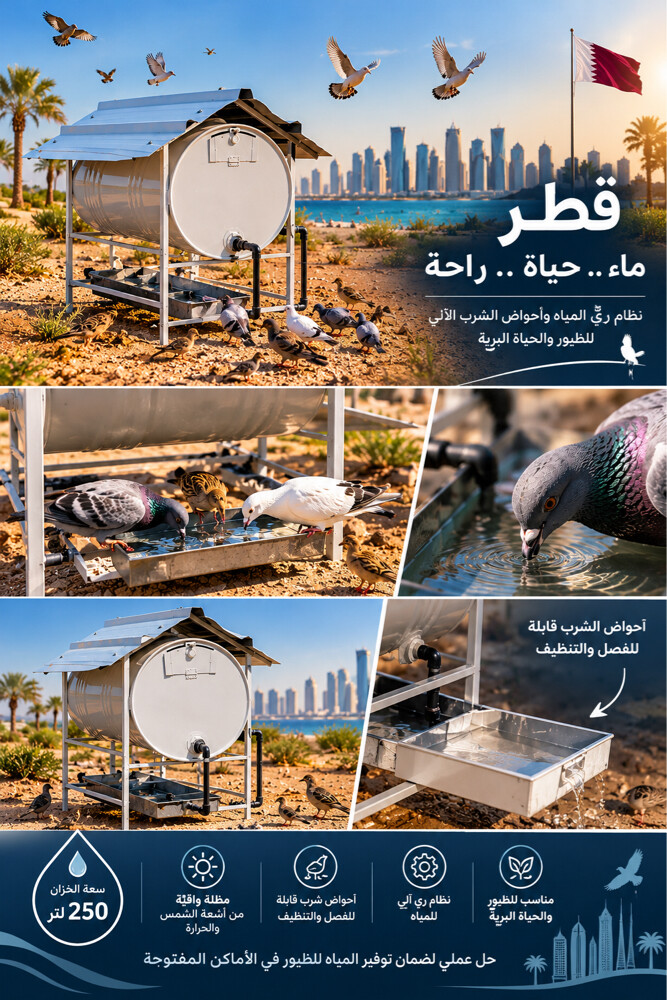 نظام سقاية الطيور والحياة البرية - 1