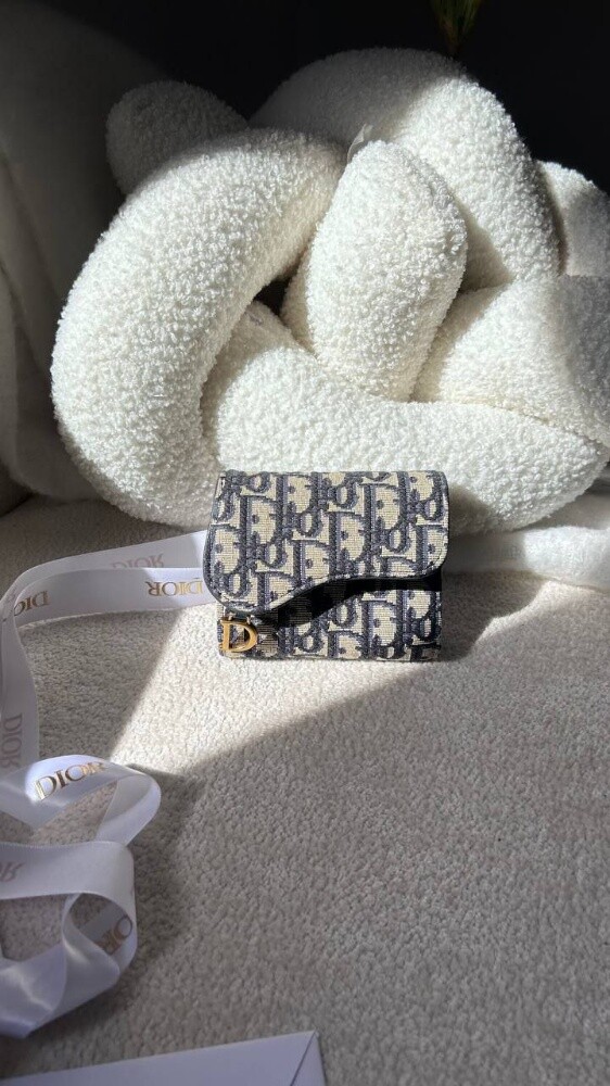 Christian Dior Saddle Lotus Wallet - 7