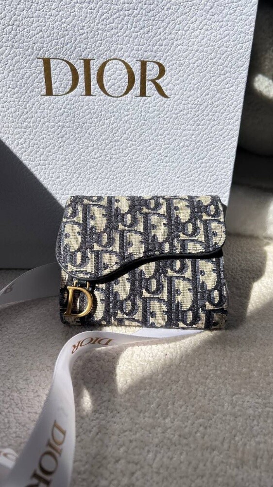 Christian Dior Saddle Lotus Wallet - 5