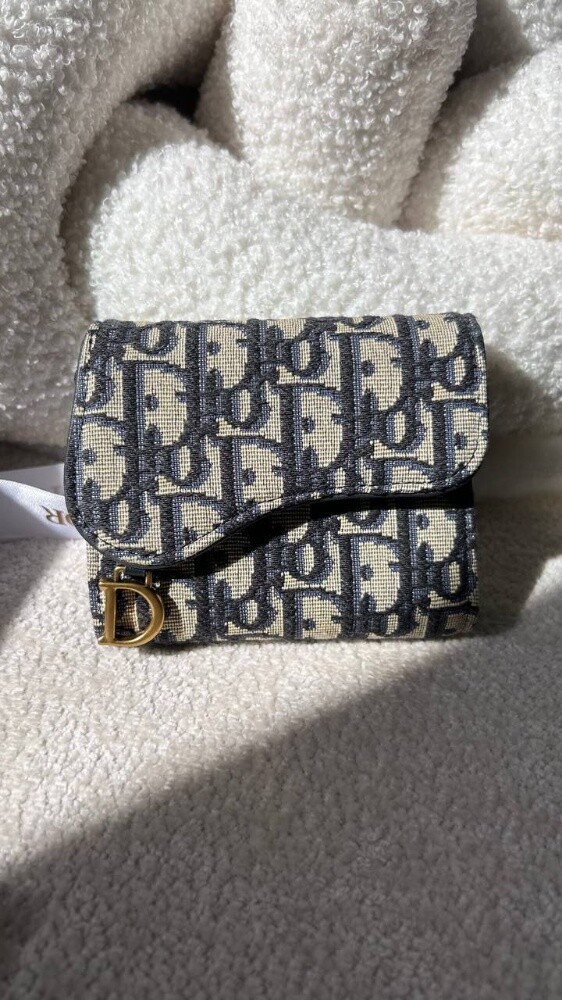 Christian Dior Saddle Lotus Wallet - 1