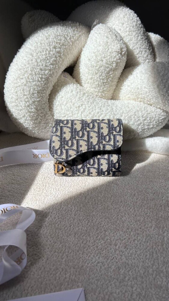 Christian Dior Saddle Lotus Wallet - 6