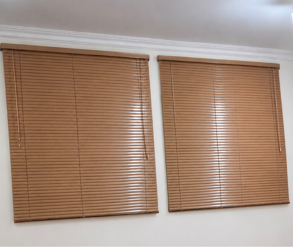 Brown Wooden Blinds - 2