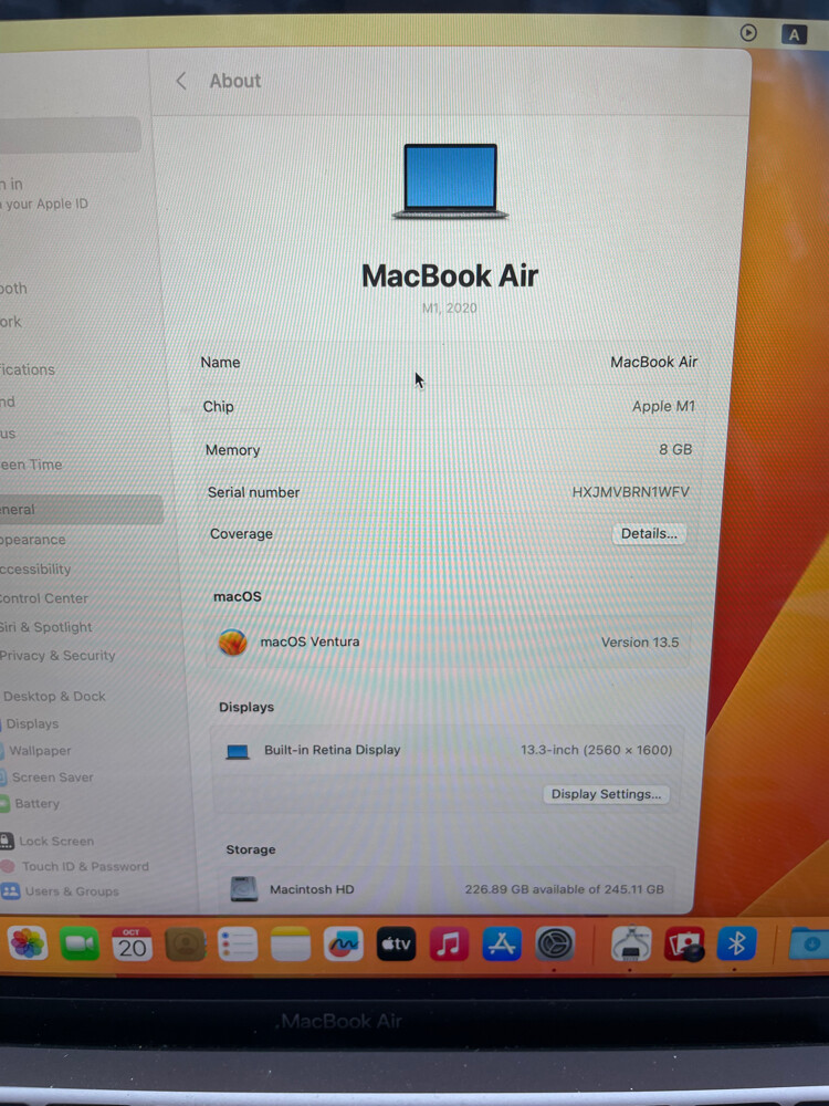 MacBook Air (M1-2020) - 8