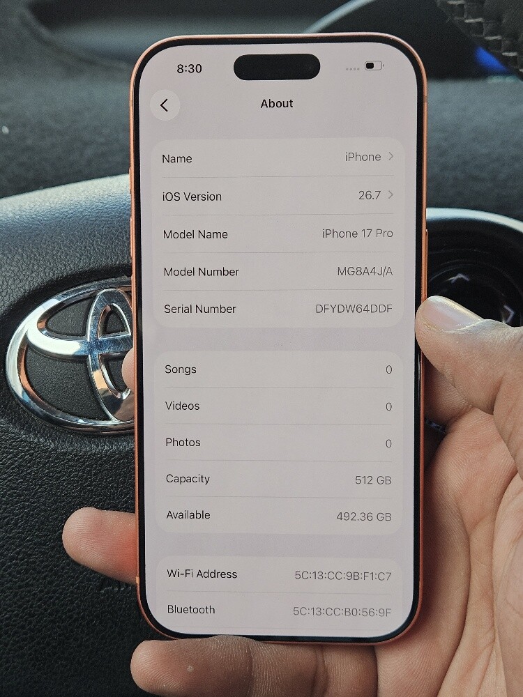 Iphone 17 Pro 512GB - 6