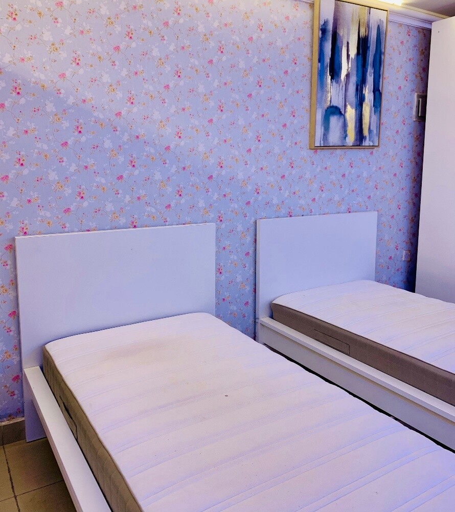 IKEA 2 SINGLE BED WITH MATTRESS. - 4