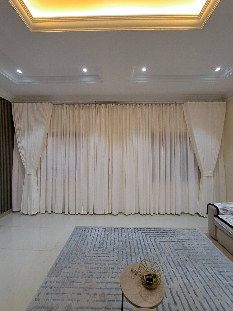 Wave Curtain making in qatar - 7