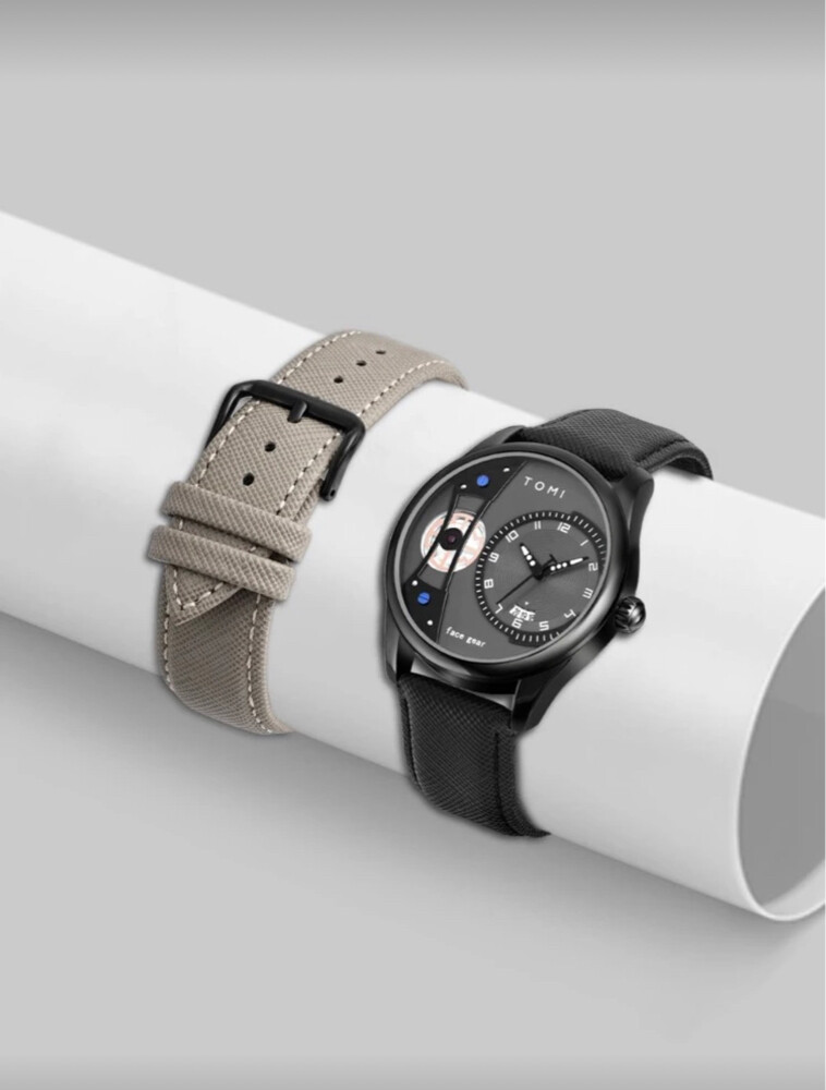 TOMI Creative Face Gear Men's Watch - 2