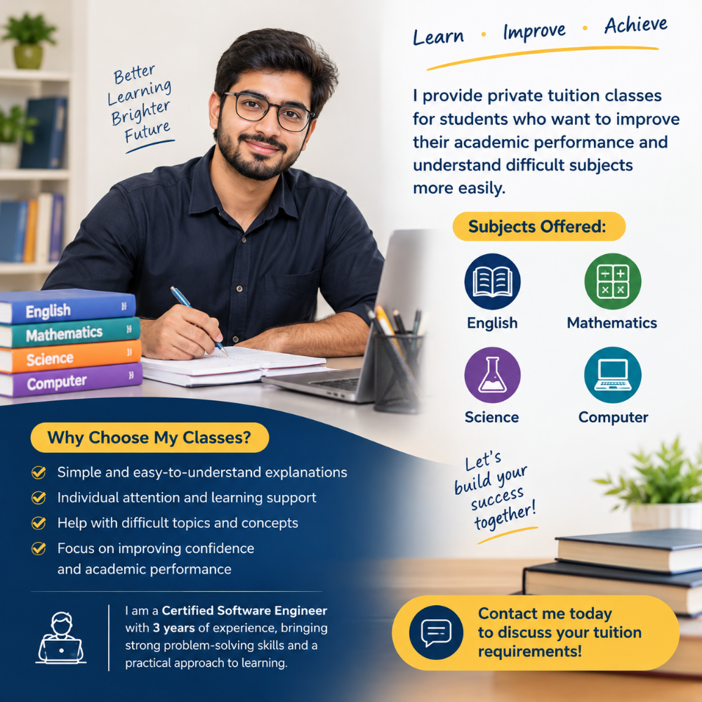 Private Tuition Classes - 1
