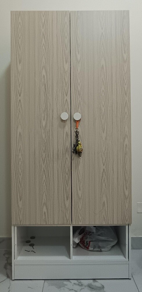 2 door wardrobe like new - 1