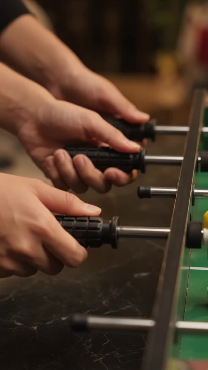Mini tabletop foosball (table socce - 5