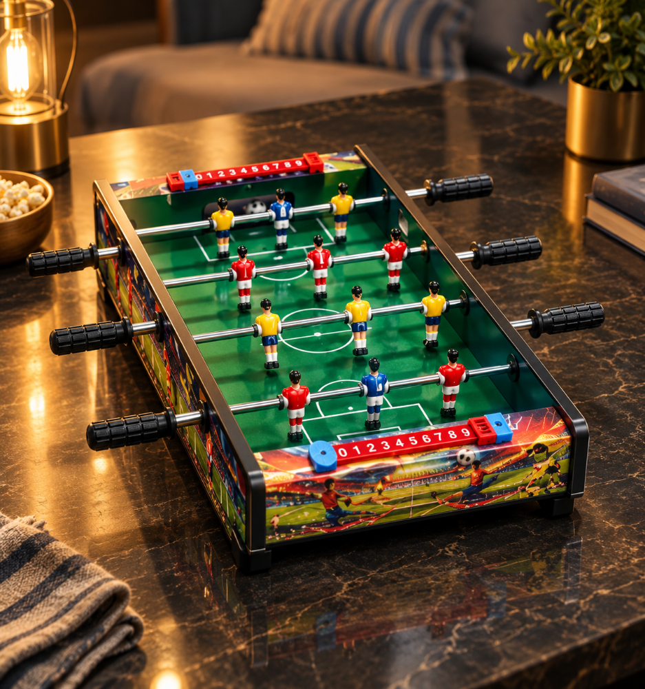 Mini tabletop foosball (table socce - 1