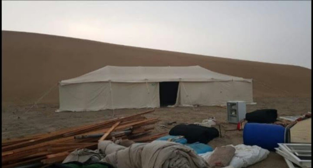 نصب الخيام وبيوت الشعر - 1