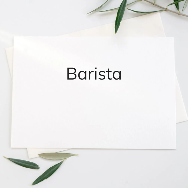 Barista - 1