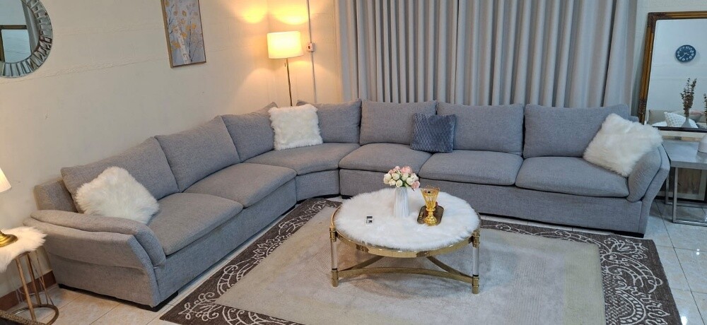 L shape sofa for sale like new cond - 1