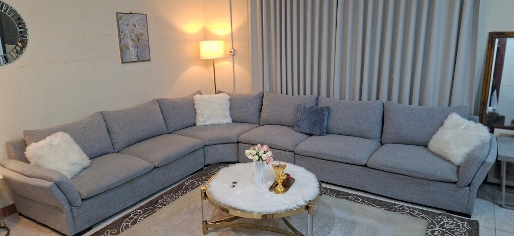 L shape sofa for sale like new cond - 2
