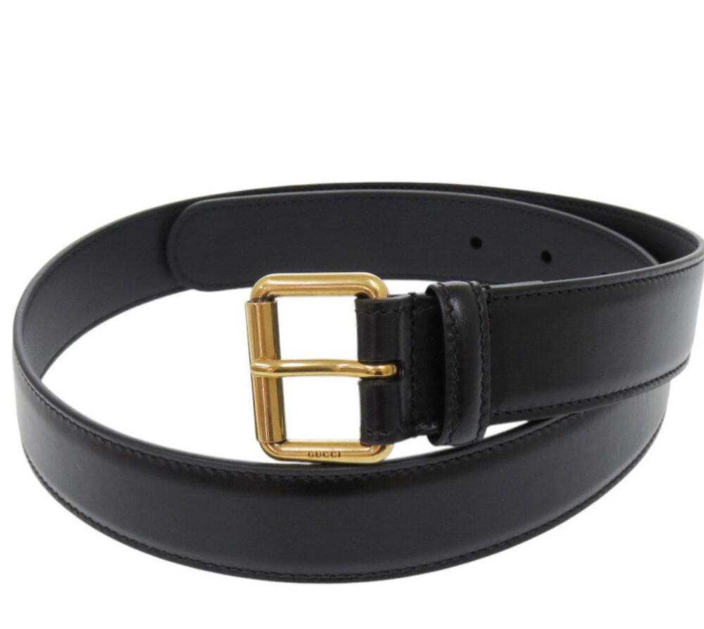 GUCCI Men’s Black Leather Belts - 3
