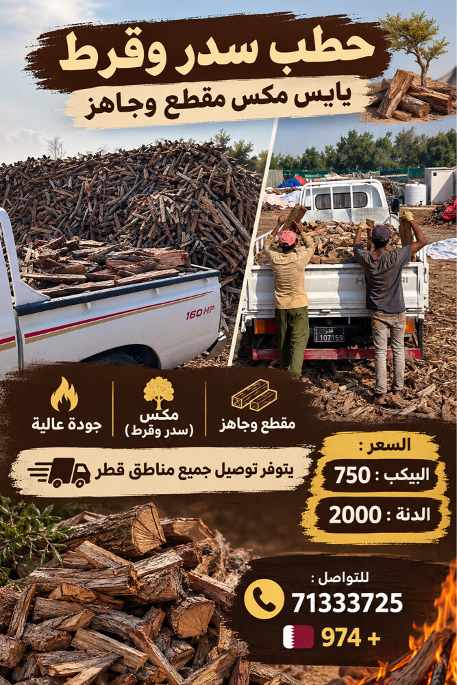 حطب سدر وقرط - 1