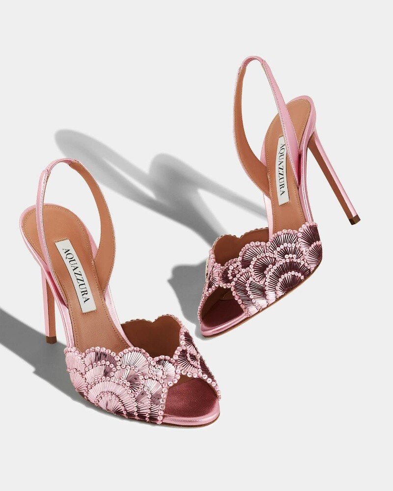 Aquazzura silver shoes - 3