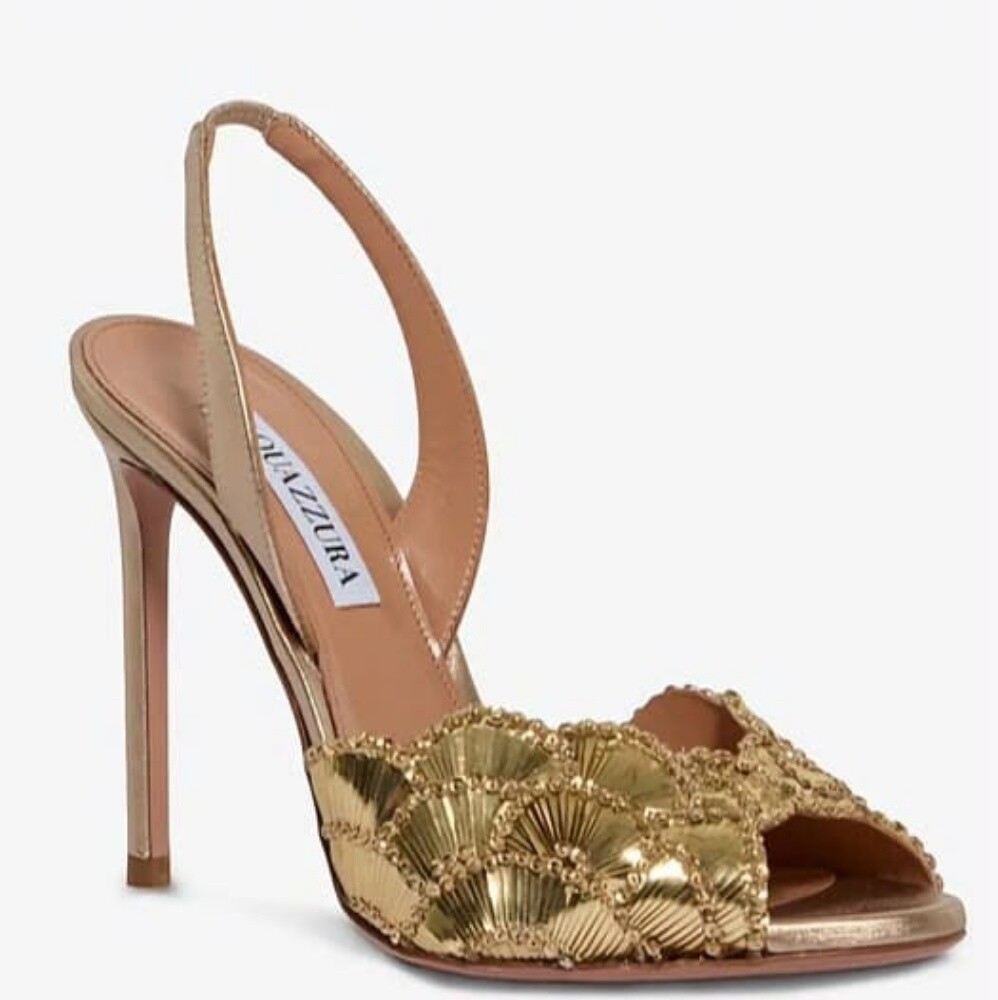 Aquazzura silver shoes - 2