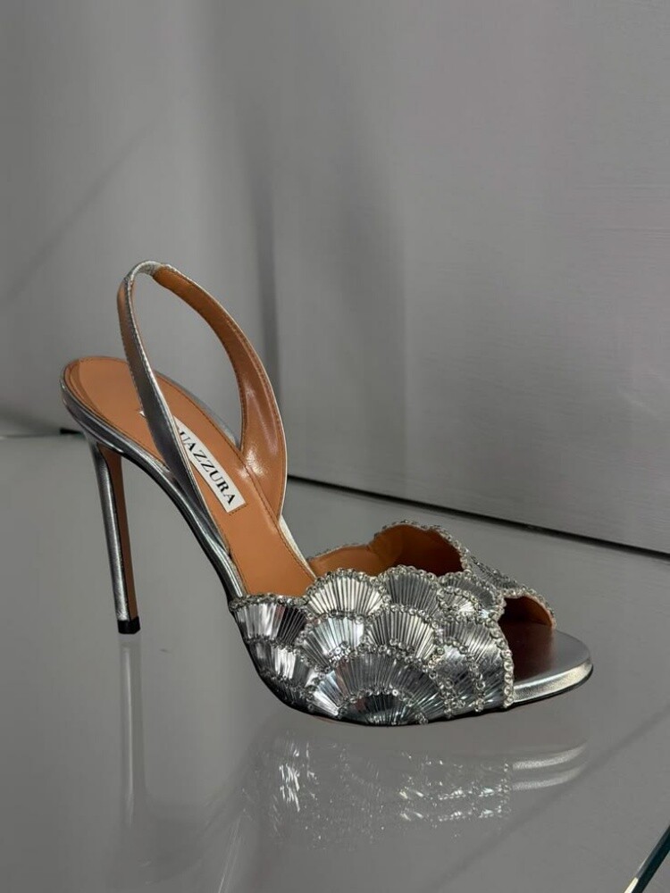 Aquazzura silver shoes - 1