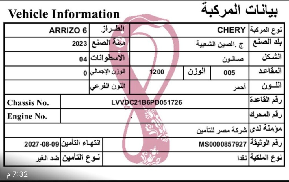 Chery Arrizo 6 - 10
