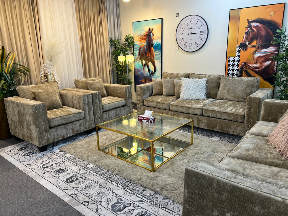 Homes r us brand 8 seater 3+3+1+1 - 8