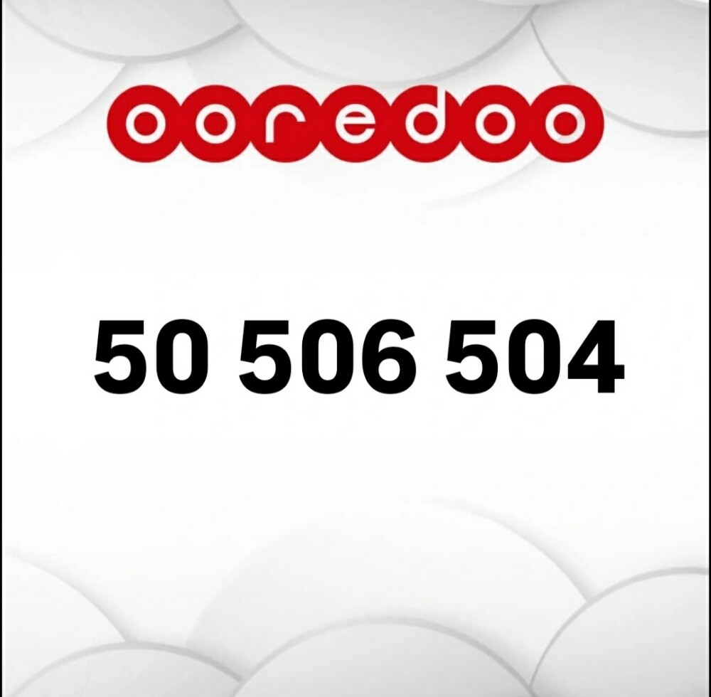 Ooredoo number - 1