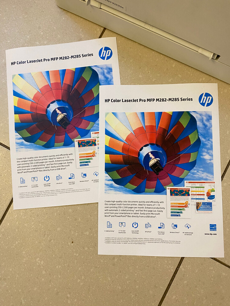HP Color Laser wifi (New toner) - 8