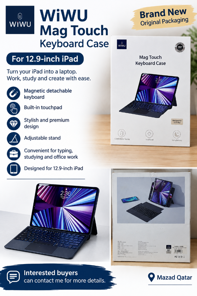 Mag Touch Keyboard Case for 12.9 - 1