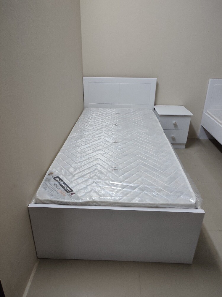 New Single Bed, Cupboard, mattres - 1