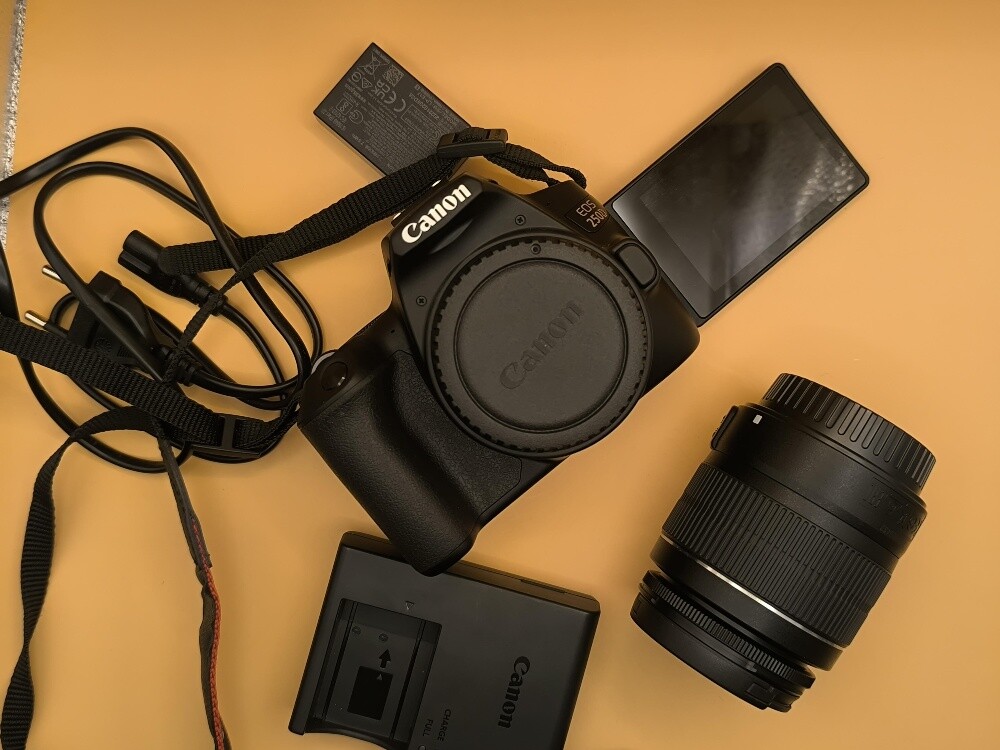 canon 250d camera with lens - 2
