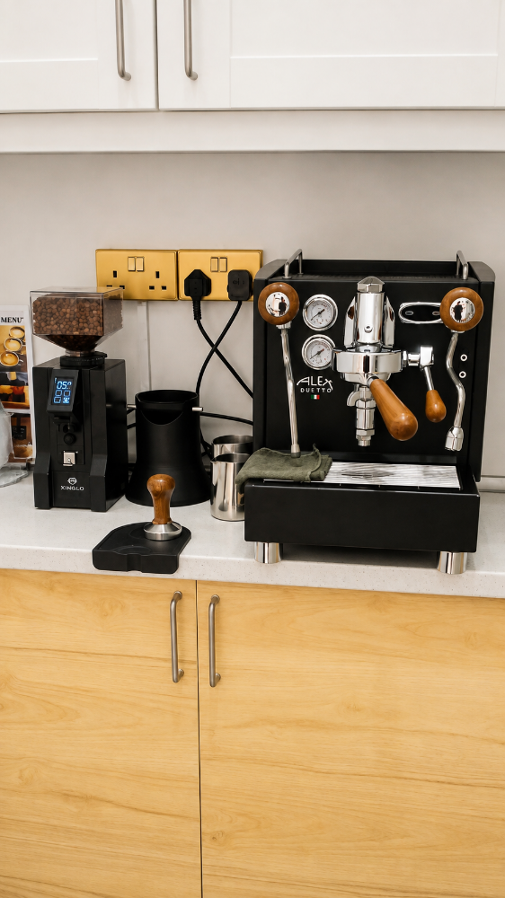 Espresso Machine with Grinder - 1