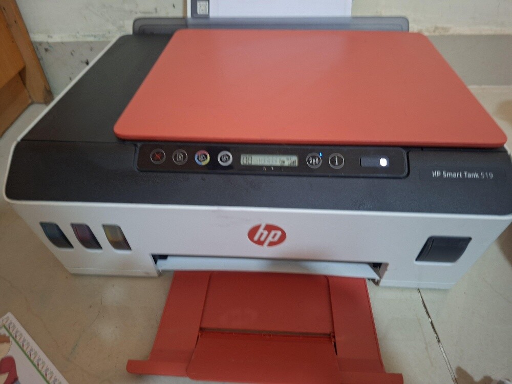 Hp smart tank 519 with ink full + b - 1