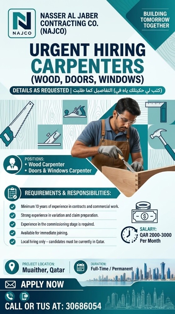 Carpenters job available - 1