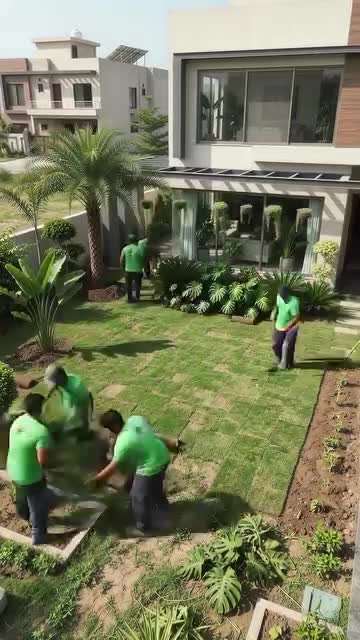 عمل اجمل الحدائق - 1