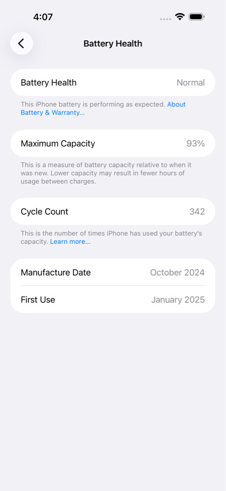 16 pro max 512 gb 93% battery healt - 2