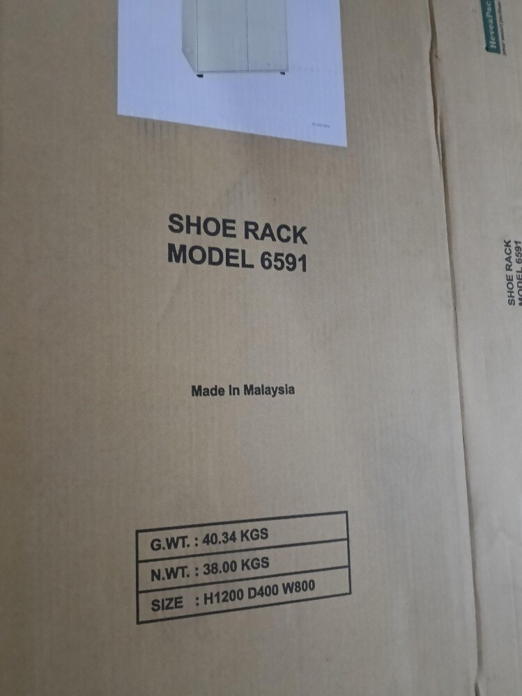 Wooden new shoe rack - 3
