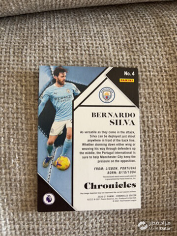 bernardo silva card - 2
